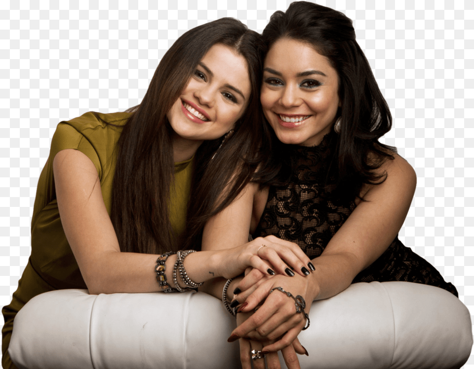 Selena Gomez Selena And Vanessa Hudgens, Smile, Person, People, Face Png Image