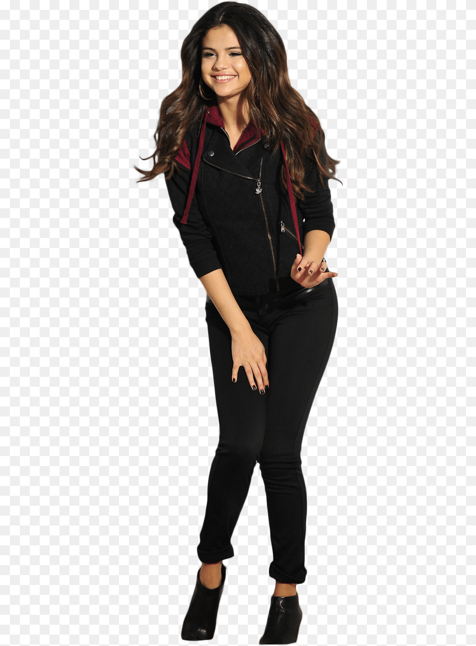 Selena Gomez Selena Gmez, Woman, Jacket, Female, Long Sleeve Png
