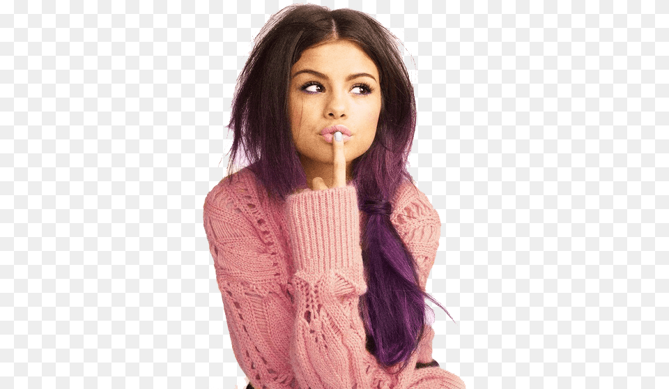 Selena Gomez Selena Gomez Purple, Person, Face, Head, Adult Free Png