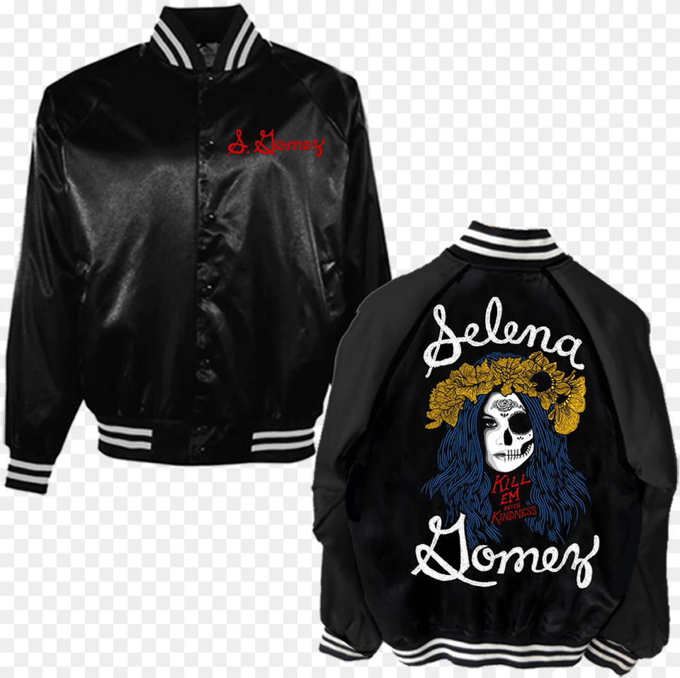 Selena Gomez T Shirt Design, Clothing, Coat, Jacket, Sleeve Free Png Download