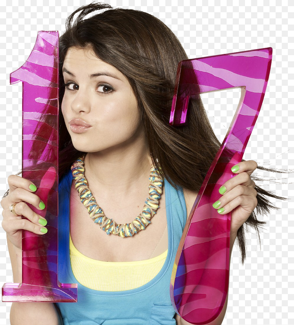 Selena Gomez Transparent Selenator Sel Selena Gomez Seventeen Photoshoot, Accessories, Necklace, Jewelry, Female Free Png Download
