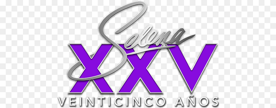 Selena Xxv Selena Xxv, Logo, Text, Purple Free Transparent Png