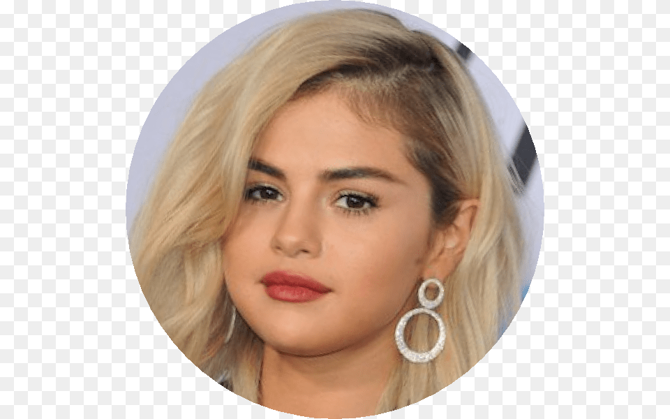 Selenagomez Blond, Accessories, Person, Blonde, Earring Free Transparent Png