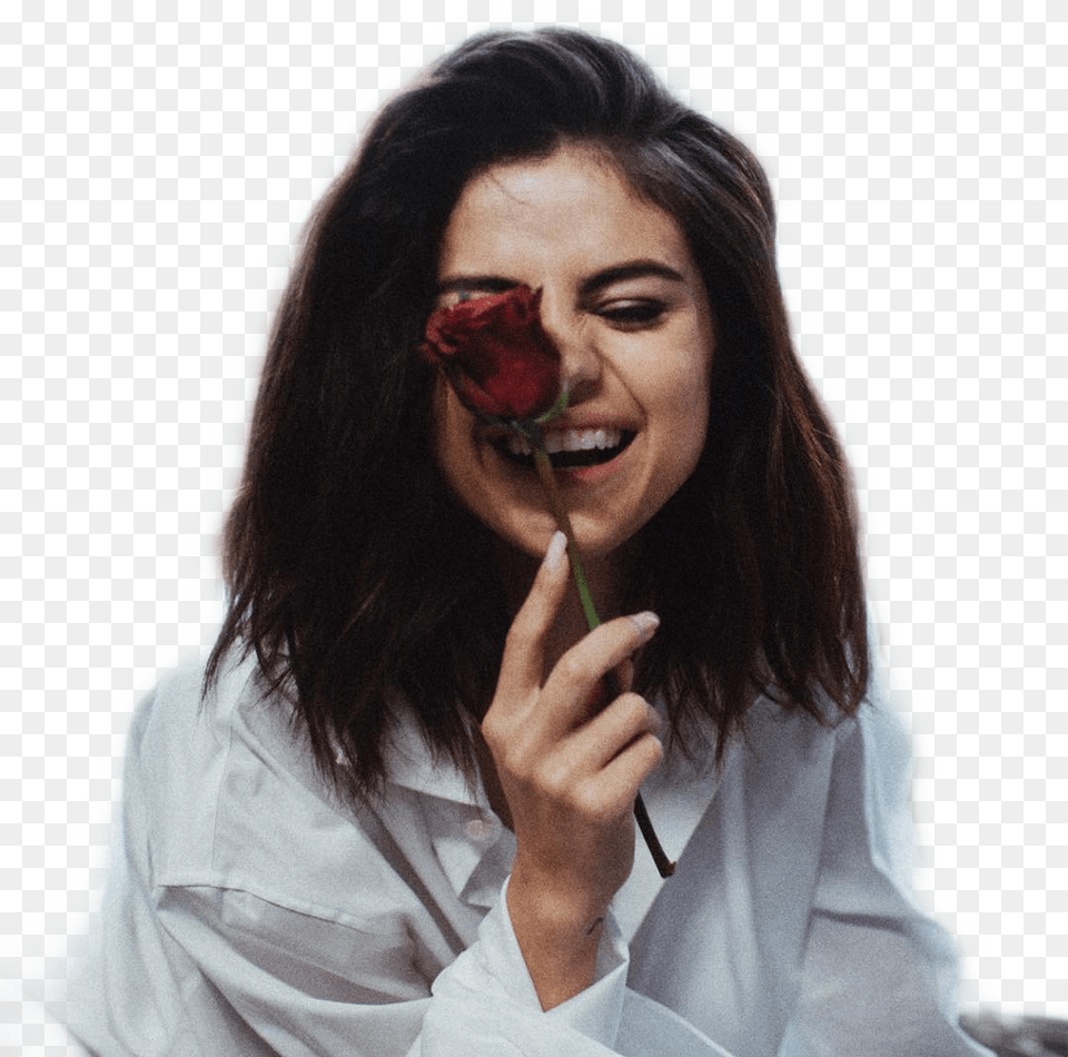 Selenagomez Elle Photoshoot Stickers Freetoedit Selena Gomez Instagram 2017, Adult, Portrait, Photography, Person Free Png Download