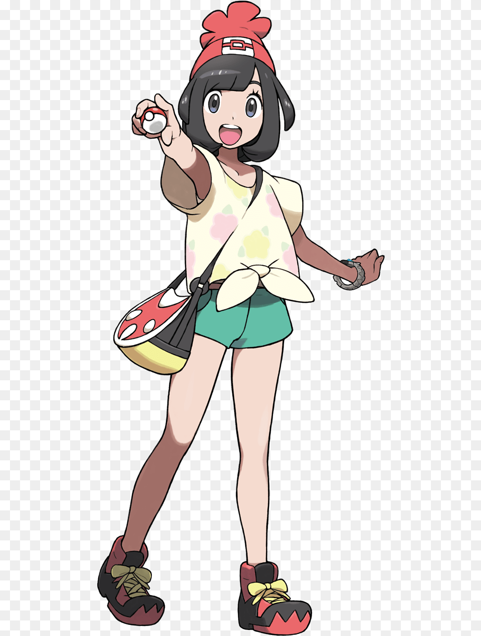 Selene Pokemon, Girl, Child, Person, Female Png