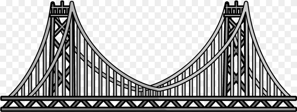 Self Anchored Suspension Bridge, Suspension Bridge, Arch, Architecture Free Png
