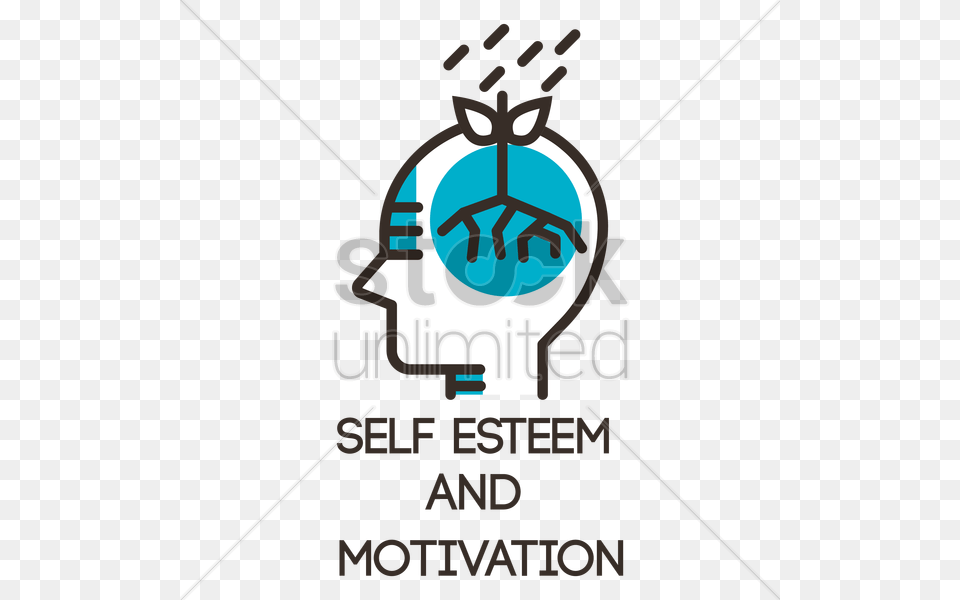 Self Esteem And Motivation Icon Vector Image, Advertisement, Poster Free Png Download