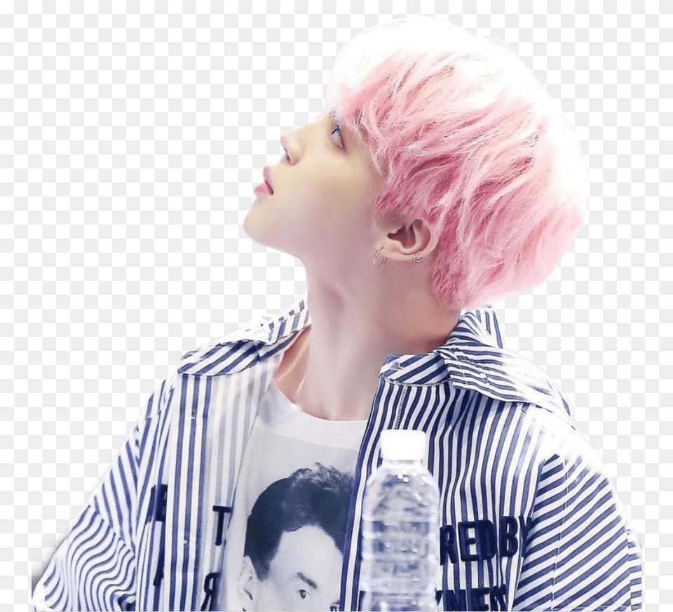 Self Mask Jimin With Pink Hair, Adult, Female, Person, Woman Png