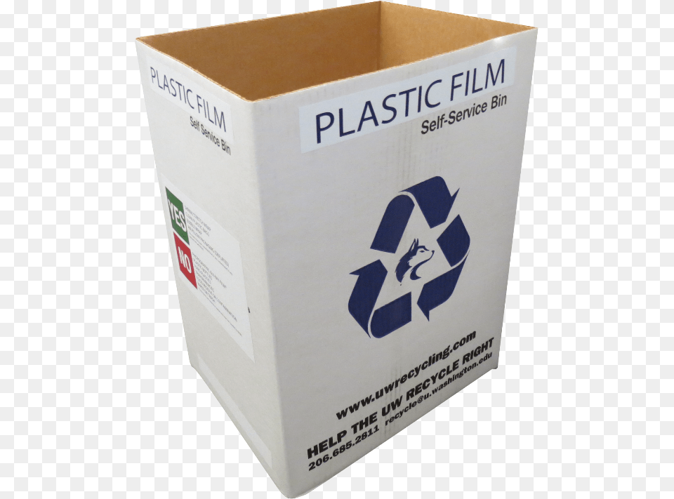 Self Service Plastic Film Bin Box, Recycling Symbol, Symbol, Cardboard, Carton Png