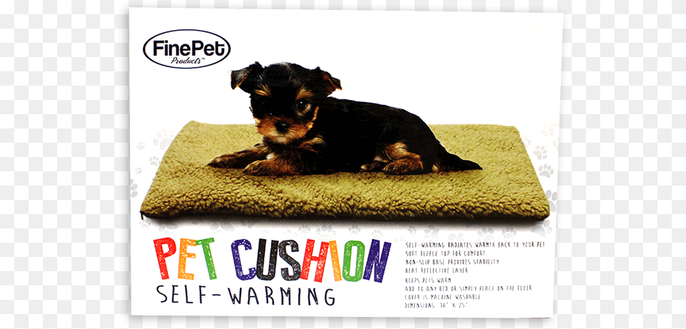 Self Warming Pet Cushion 18quotx25quot Self Heating Pet Pad W Non Slip Base Cat Or, Animal, Canine, Dog, Mammal Png