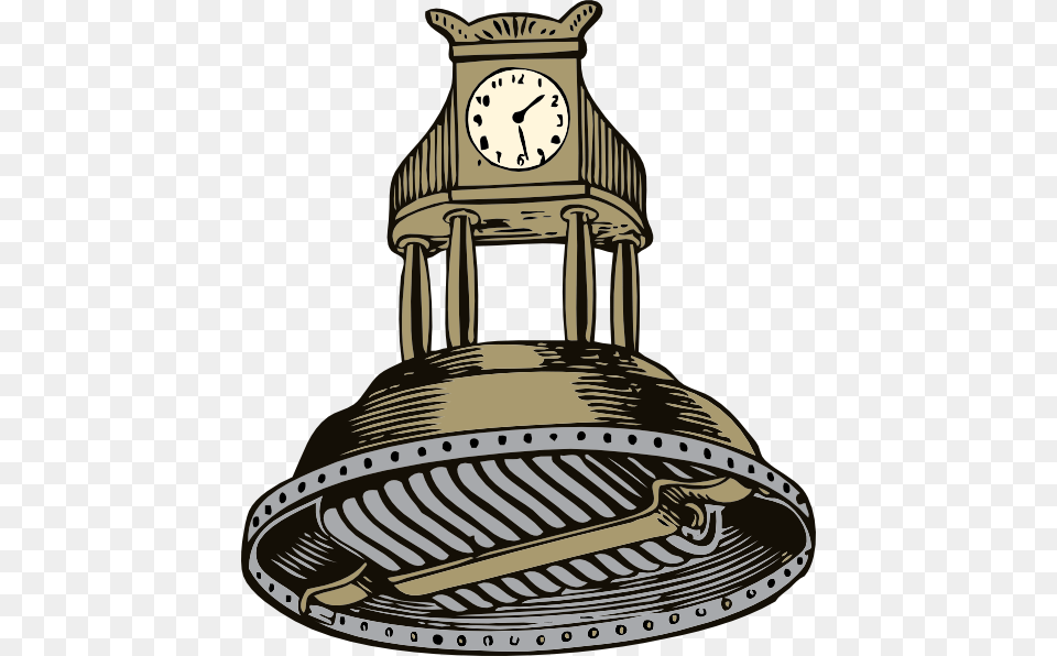 Self Winding Clock Clip Art, Architecture, Bell Tower, Building, Clock Tower Free Png