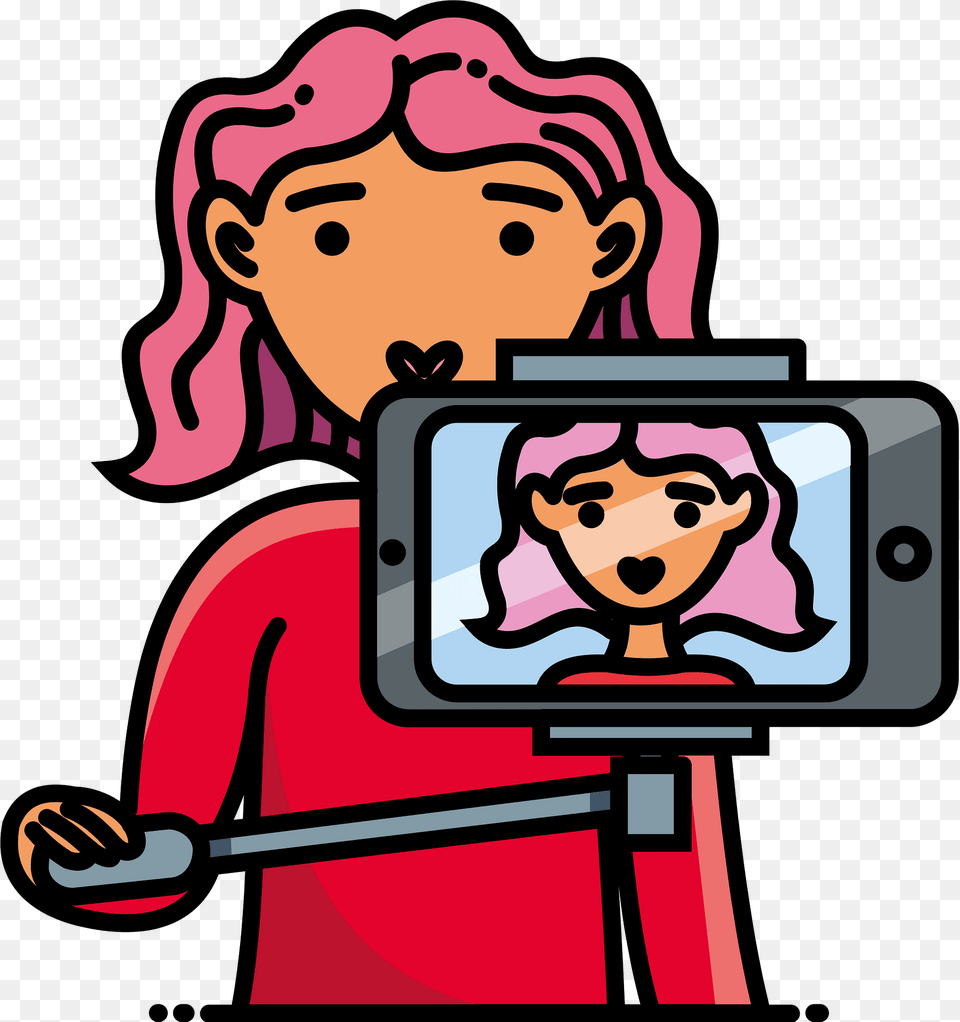 Selfie Clipart, Photography, Computer Hardware, Electronics, Hardware Free Png Download