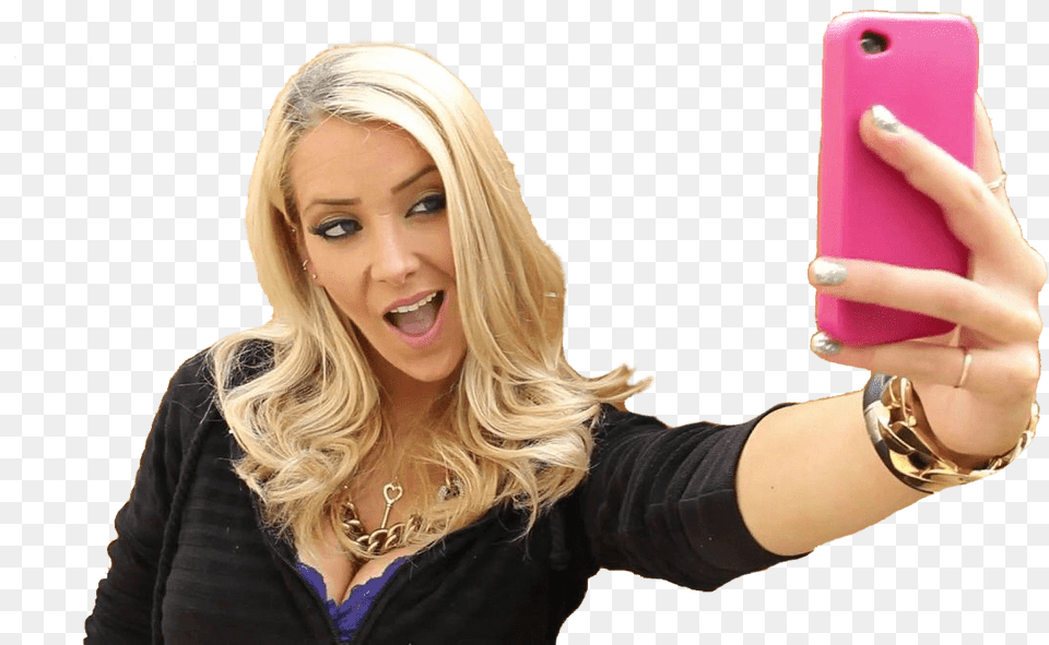 Selfie Jenna Marbles Jenna Marbles, Adult, Photography, Phone, Person Png