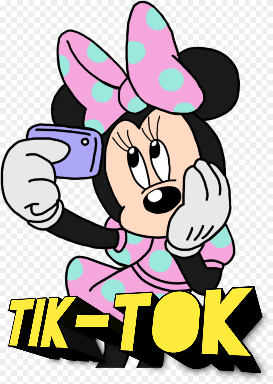 Selfie Minnie, Cartoon, Face, Head, Person Free Png Download