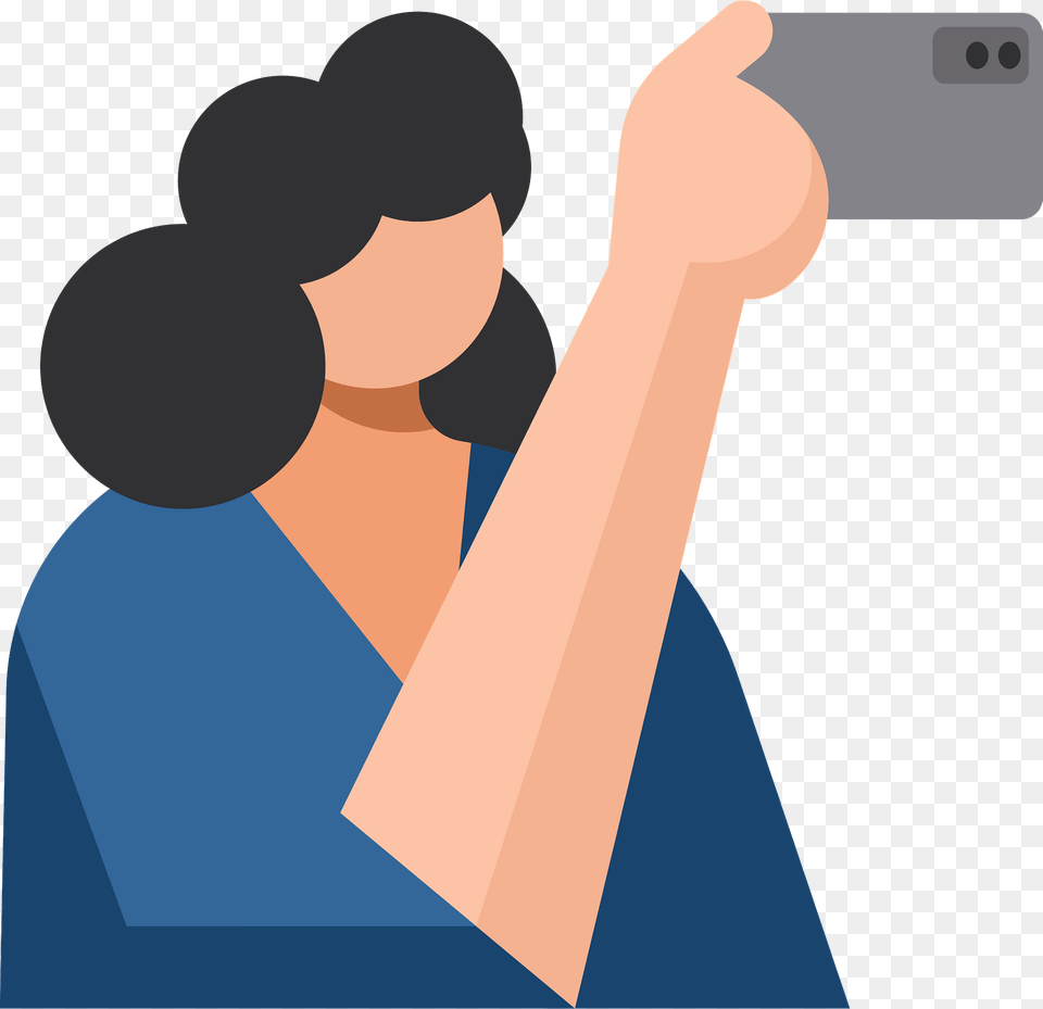 Selfie Vector Clipart, Arm, Body Part, Person, Hand Png Image