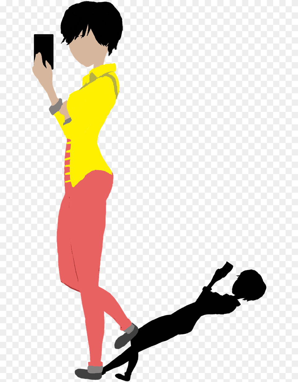 Selfie Woman People Portrait Self Person Phone, Adult, Female, Dancing, Leisure Activities Free Transparent Png