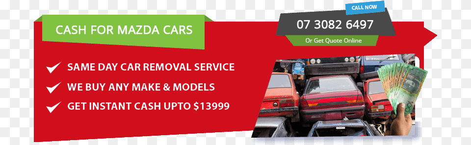 Sell Your Mazda Brisbane Cash Car For All Models Car, Advertisement, License Plate, Poster, Transportation Free Png Download