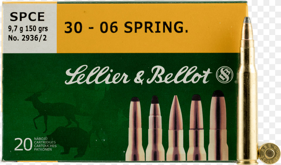 Sellier Amp Bellot Sb3006c Rifle Hunting 30 06 Springfield Free Transparent Png