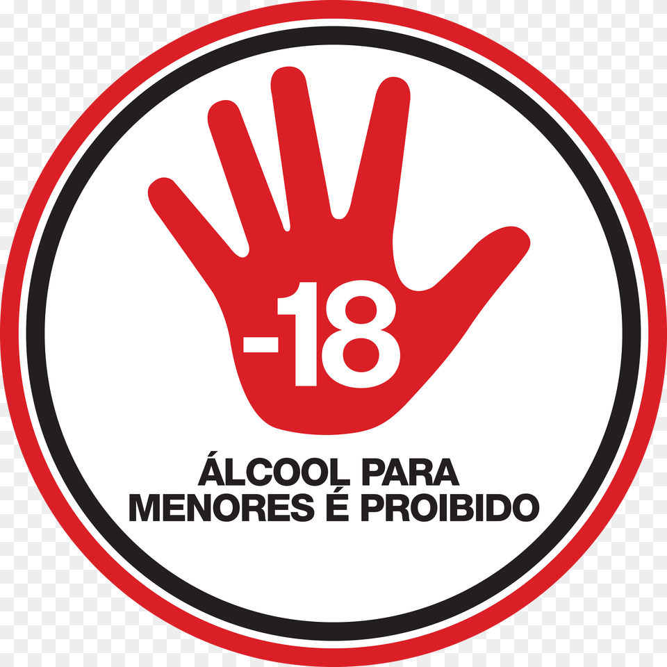 Selo Proibido Para Menores De 18 Anos Logo Alcool Para Menores, Sign, Symbol, Food, Ketchup Png Image