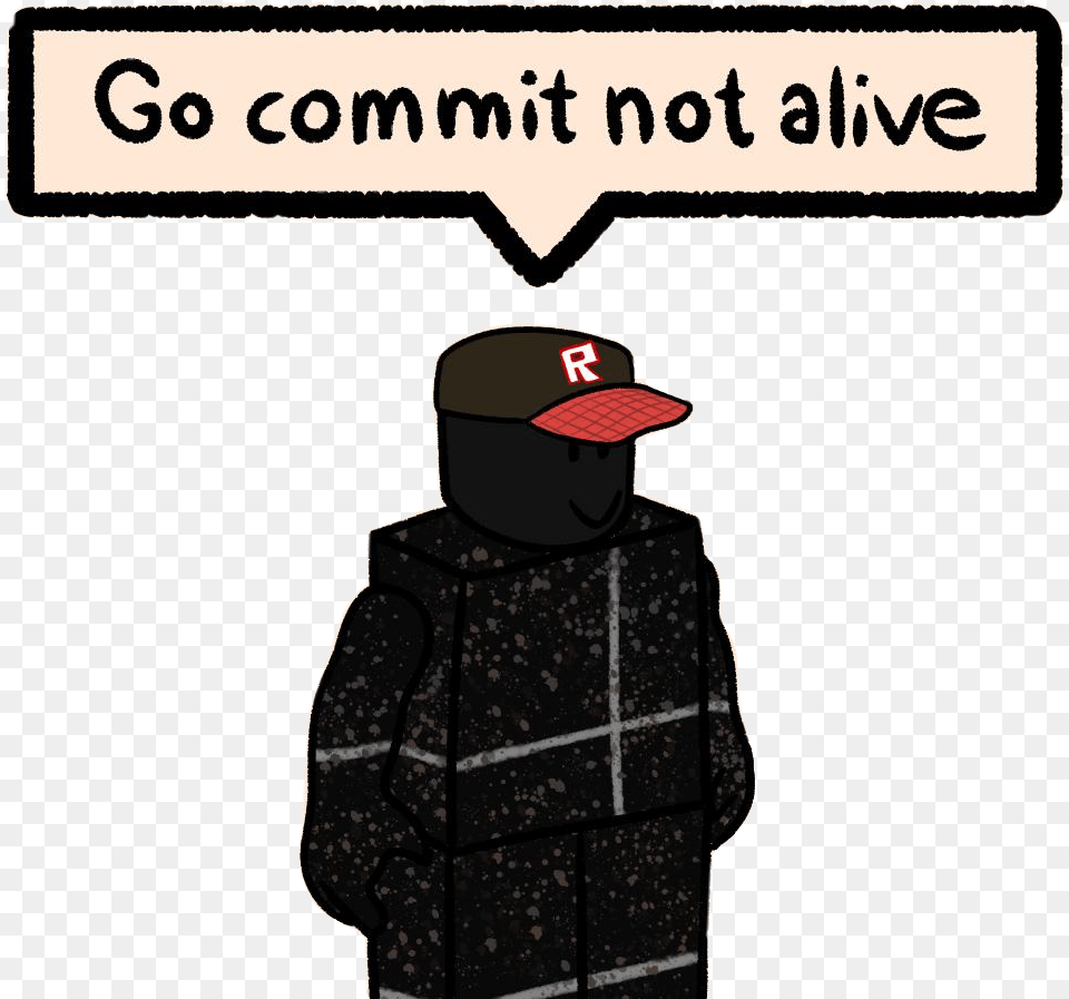 Selozar Meme Roblox Gocommitdie Go Commit Die Go Commit Not Alive Meme Roblox, Person, People, Hat, Clothing Png