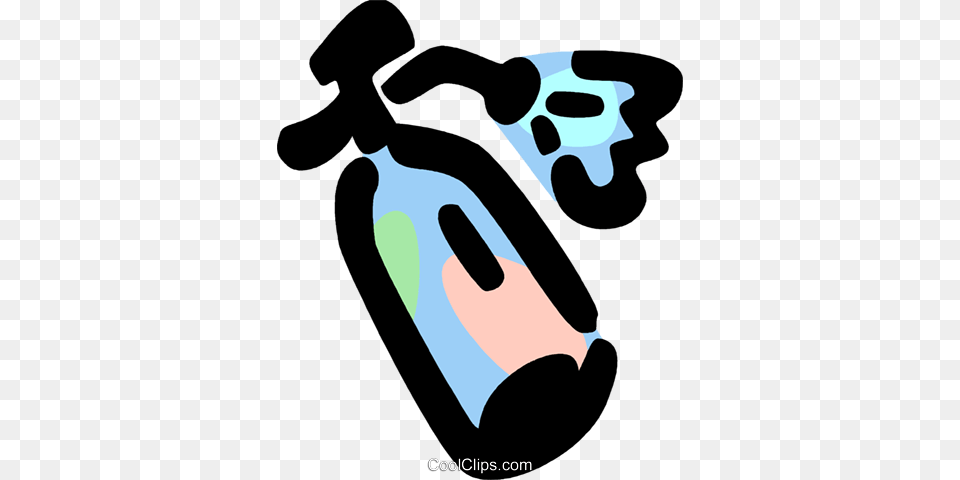 Seltzer Bottle Royalty Vector Clip Art Illustration, Smoke Pipe, Cleaning, Person, Device Free Png