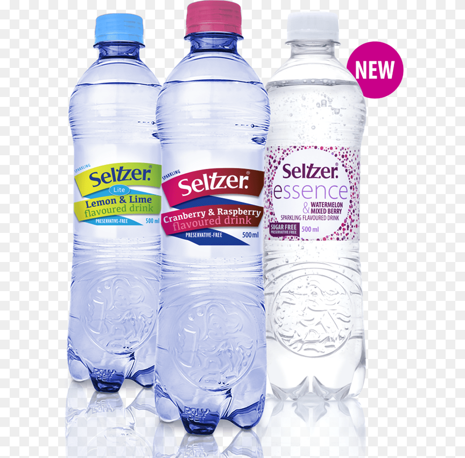 Seltzer Flavoured Water Pasion Fruit, Beverage, Bottle, Mineral Water, Water Bottle Png
