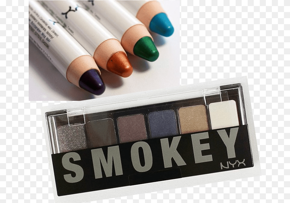 Sem Ttulo 15 Nyx The Smokey Shadow Palette, Cosmetics, Lipstick, Clapperboard Free Png Download