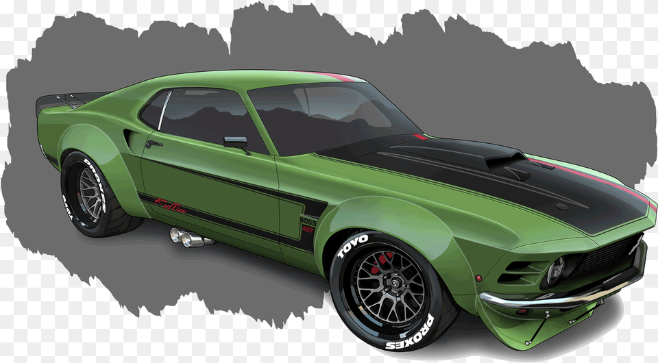Sema, Car, Vehicle, Coupe, Mustang Free Png Download