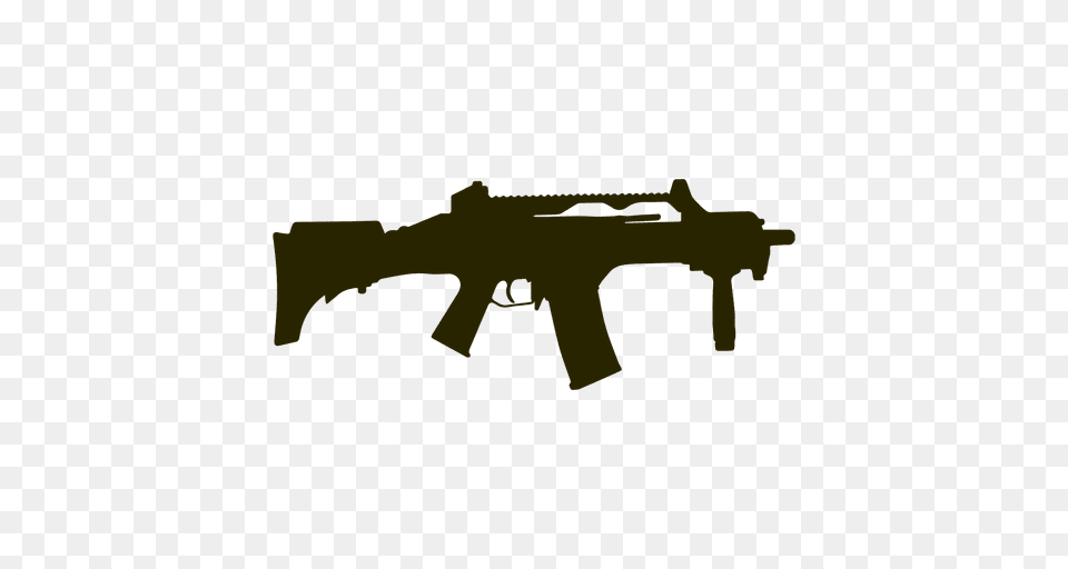 Semi Auto Rifle Silhouette, Firearm, Gun, Weapon, Machine Gun Free Transparent Png