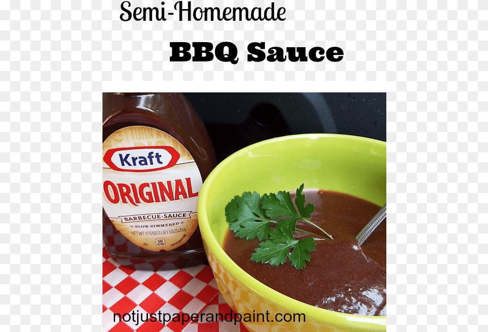 Semi Homemade Bbq Sauce Barbecue Sauce, Food, Meal, Dish, Bowl Free Png