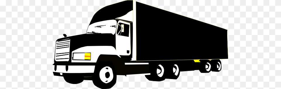 Semi Mack Clip Art At Clker Com Caminho, Moving Van, Trailer Truck, Transportation, Truck Free Png