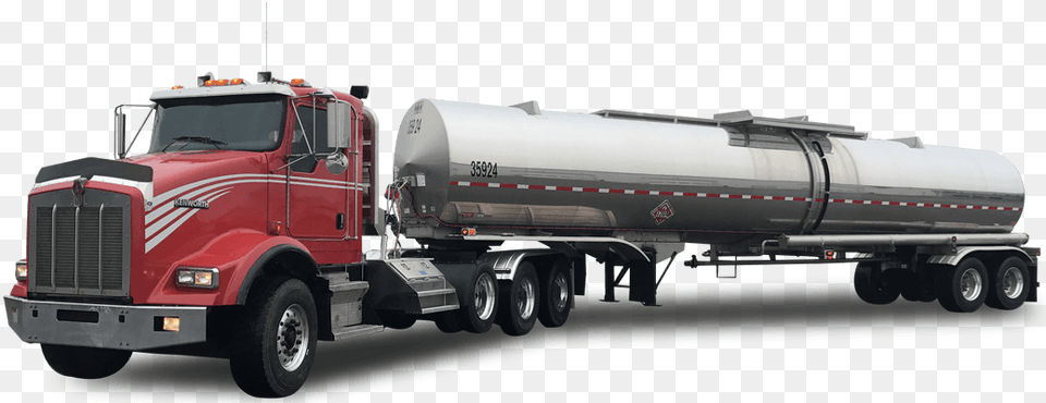 Semi Tanker Truck Gas Tanker Truck, Trailer Truck, Transportation, Vehicle, Machine Png Image