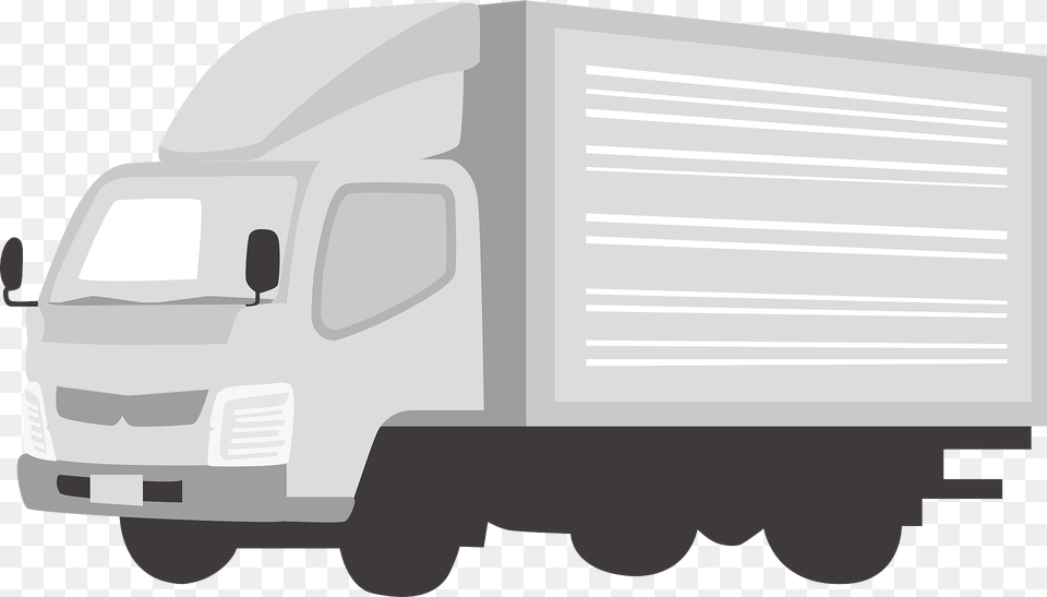Semi Truck Clipart, Vehicle, Van, Moving Van, Transportation Free Png Download