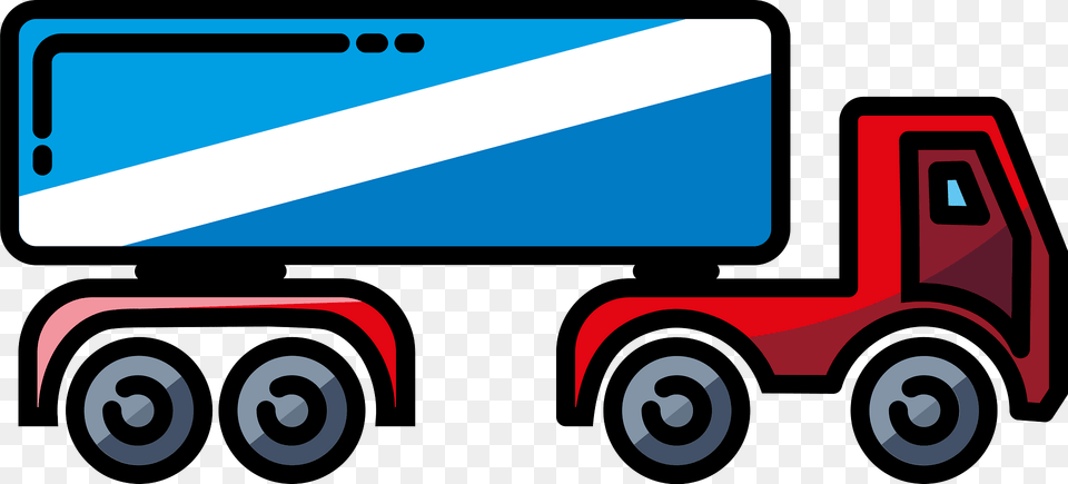 Semi Truck Clipart, Trailer Truck, Transportation, Vehicle, Machine Png