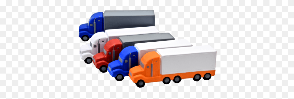 Semi Truck Stress Ball Custom Stress Balls Promotional, Trailer Truck, Transportation, Vehicle, Moving Van Free Png Download