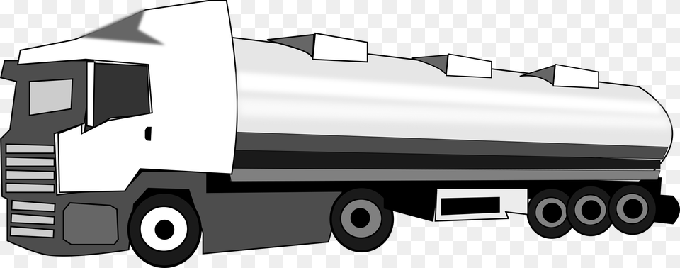 Semi Vector Oil Tanker Truck Clipart, Trailer Truck, Transportation, Vehicle, Bulldozer Free Png Download