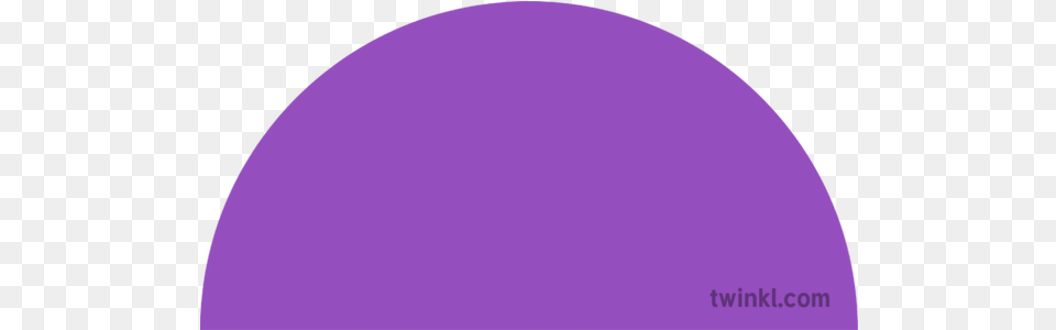 Semicircle Purple Illustration Twinkl Purple Half Circle, Egg, Food, Oval Free Png Download