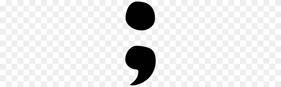 Semicolon, Text, Symbol, Nature, Night Png Image