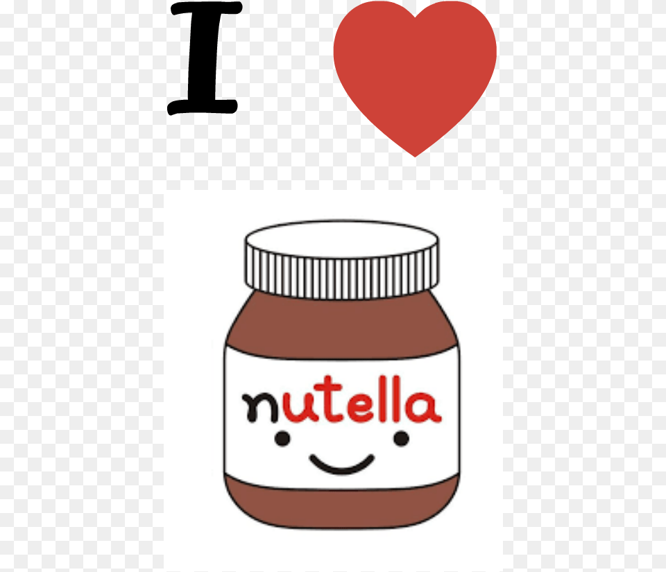 Semicolon Drawing Iphone Wallpaper Love Nutella, Jar, Bottle, Food, Shaker Png