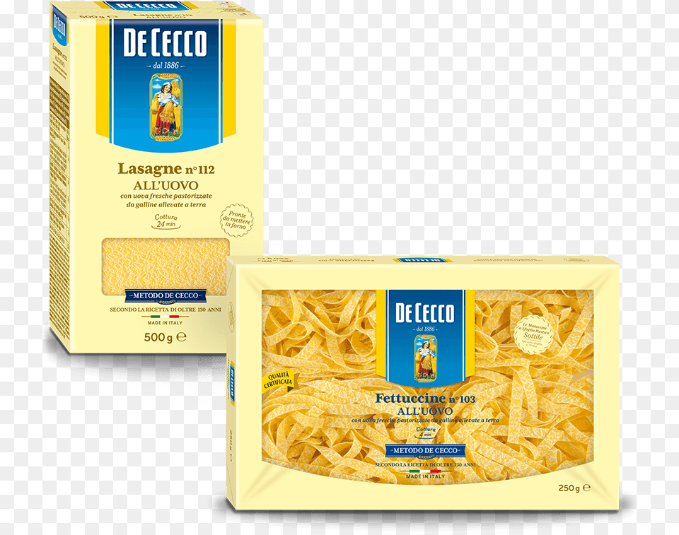 Semolina Pasta Egg Pasta De Cecco Nudeln, Food, Noodle, Vermicelli, Person Free Transparent Png