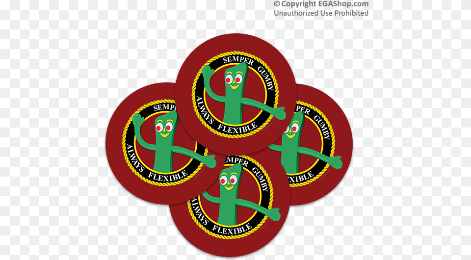 Semper Gumby Stickers, Dynamite, Weapon Free Png