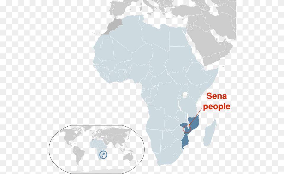 Sena People Geographical Distribution In Mozambique Sena People Mozambique, Chart, Map, Plot, Atlas Free Transparent Png