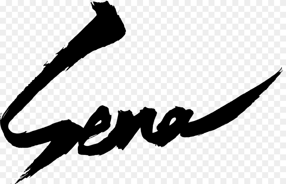 Sena Recordings Calligraphy, Gray Png Image