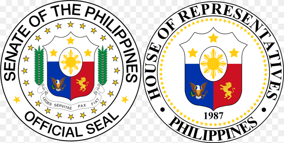 Senate Of The Philippines Logo, Emblem, Symbol, Badge Free Png