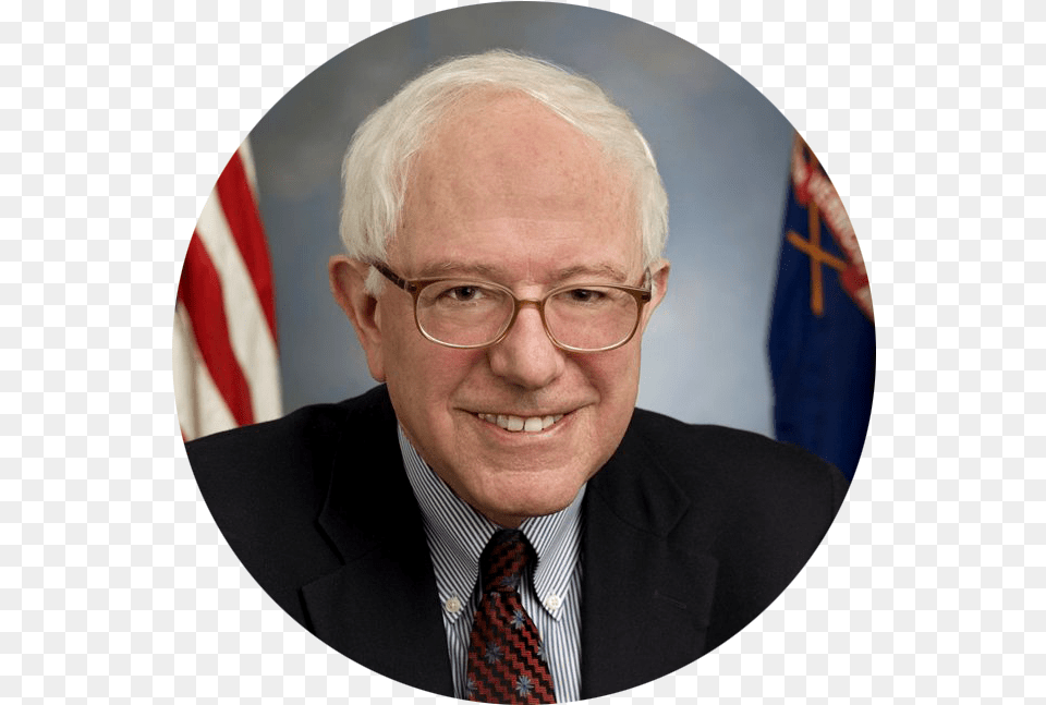 Senator Bernie Sanders Transparent Bernie Sanders With Hair, Accessories, Portrait, Photography, Person Free Png Download