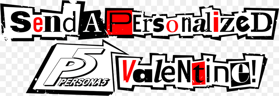 Send A Personalized Persona 5 Valentine Persona 5 Font, Scoreboard, Text, Sticker Free Png