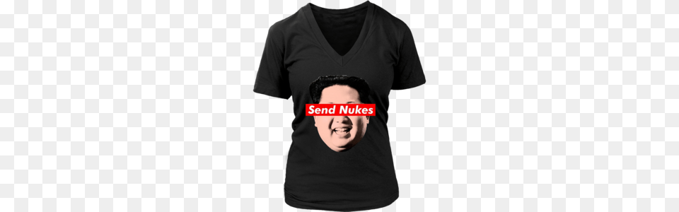 Send Nukes Kim Jong Un, Clothing, T-shirt, Adult, Male Png Image