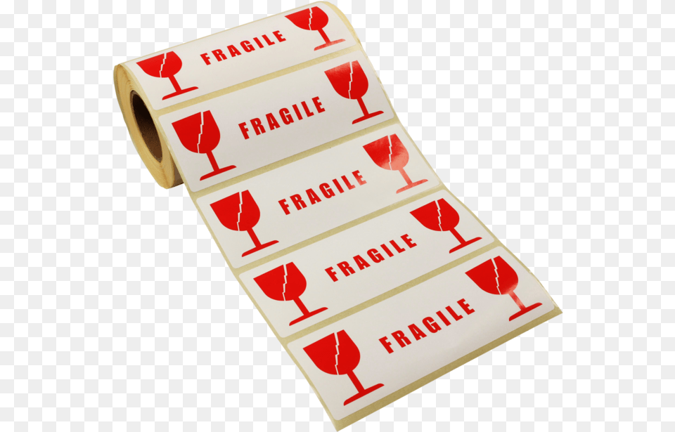 Sendproof Label Paper Fragile 134x50mm Whitered Paper, Food, Ketchup, Text Png Image