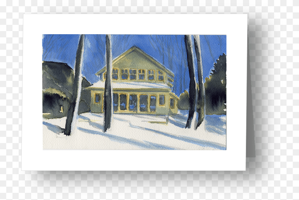 Seneca Avenue Toronto Island Painting, Architecture, Housing, House, Cottage Free Png