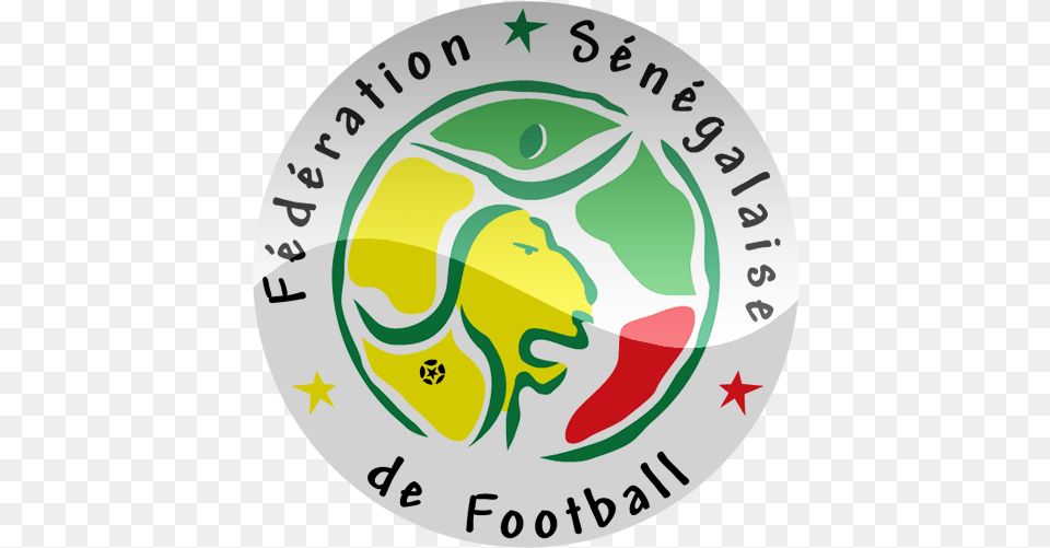 Senegal Football Logo Senegal National Football Team, Disk, Badge, Symbol Free Png